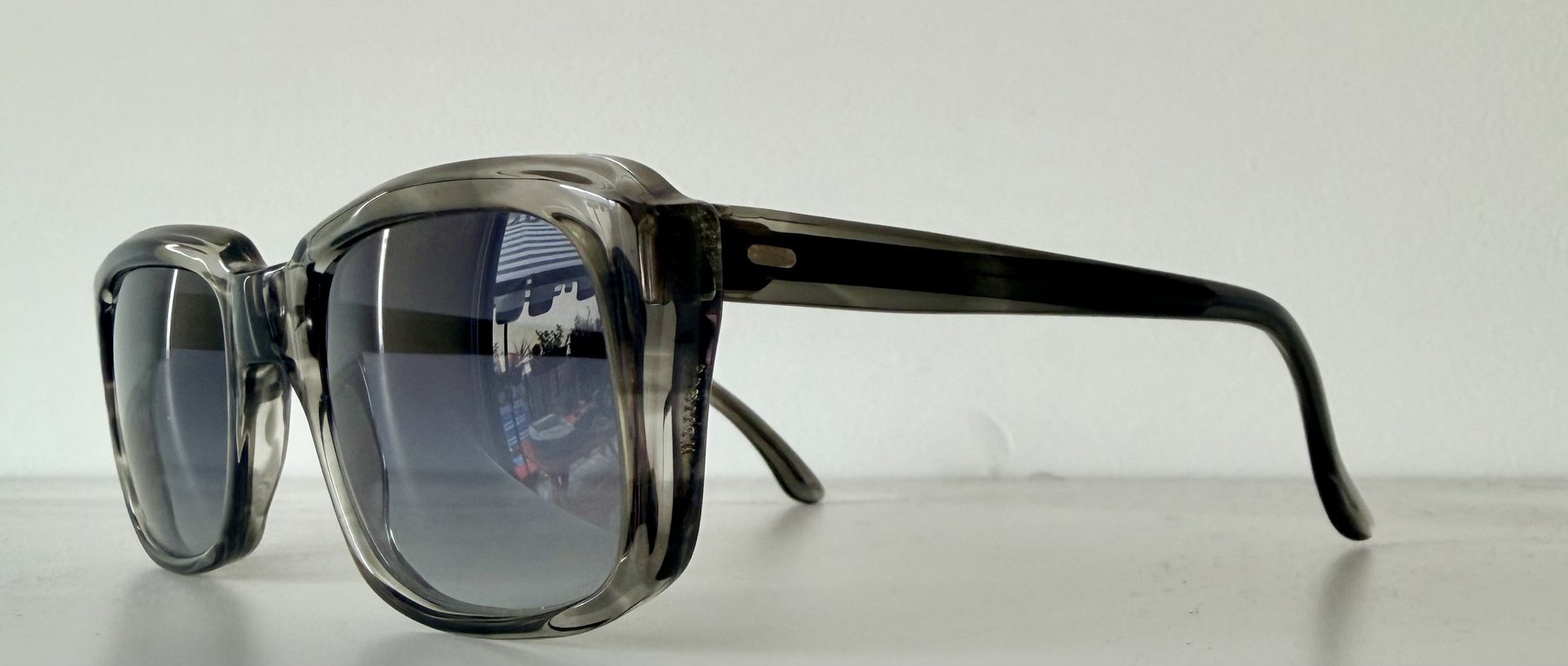 American Optical Smoky Gray Frame — No Lenses, view 2