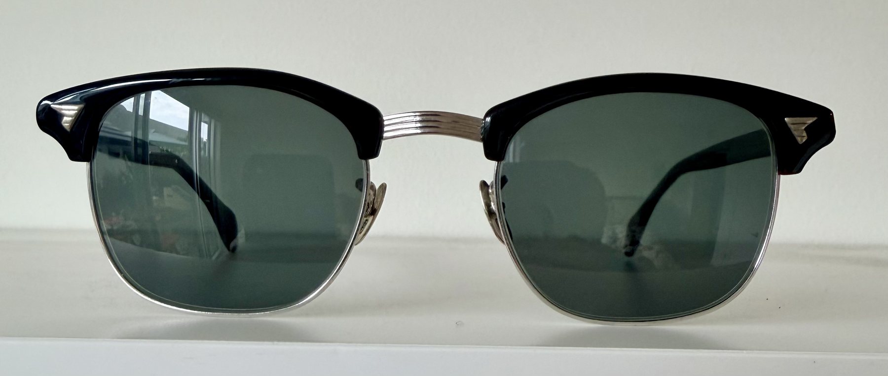 American Optical Sirmont — White Gold-Filled